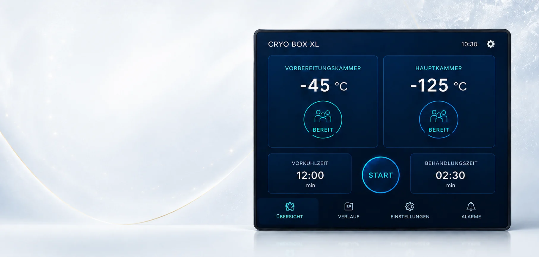 CRYO BOX XL Zwei-Kammer-Steuerung